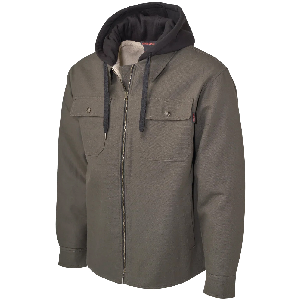  WS03 - Chemise-Manteau En Duck Doublée En Sherpa