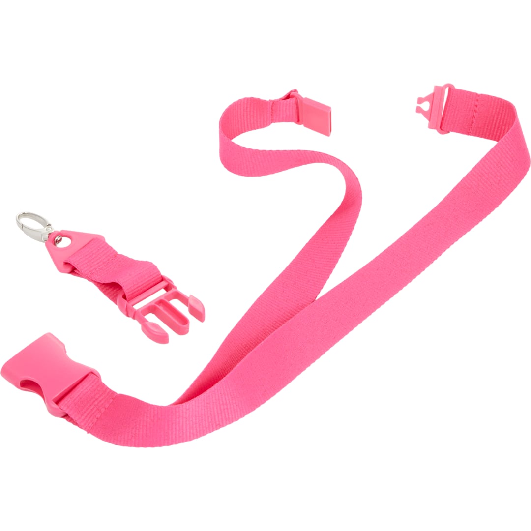 Monochrome Hang In There Lanyard - SM-2476 Pink