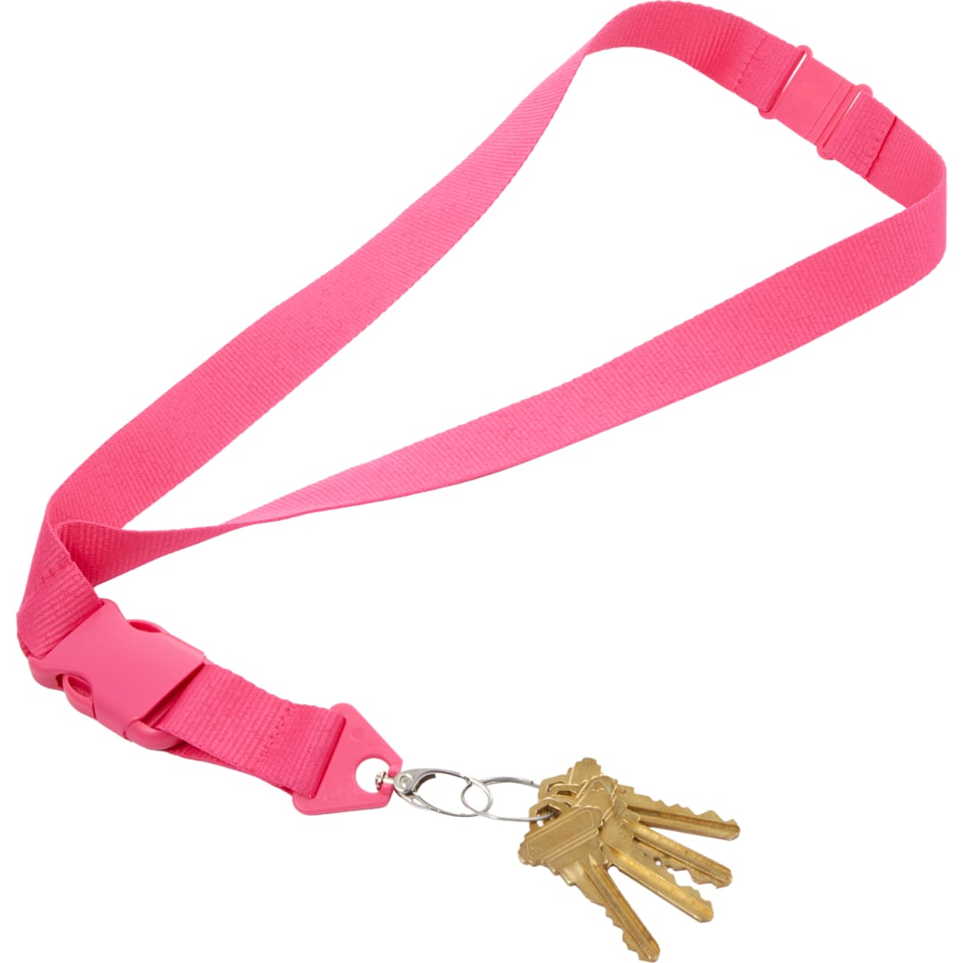 Monochrome Hang In There Lanyard - SM-2476 Pink