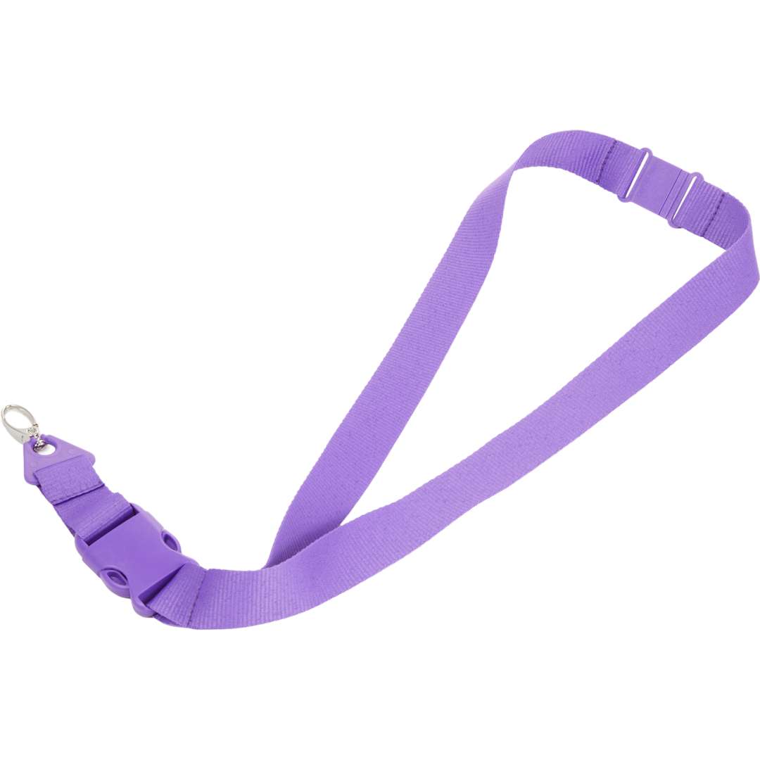 Monochrome Hang In There Lanyard - SM-2476 Purple