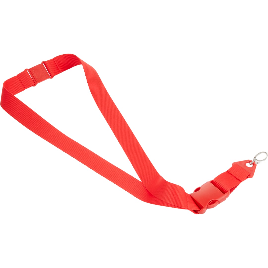 Monochrome Hang In There Lanyard - SM-2476 Red