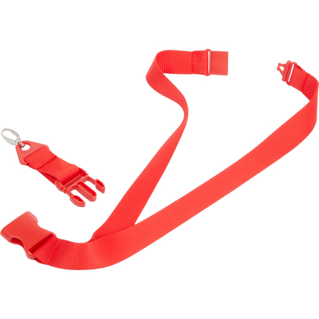 Monochrome Hang In There Lanyard - SM-2476 Red