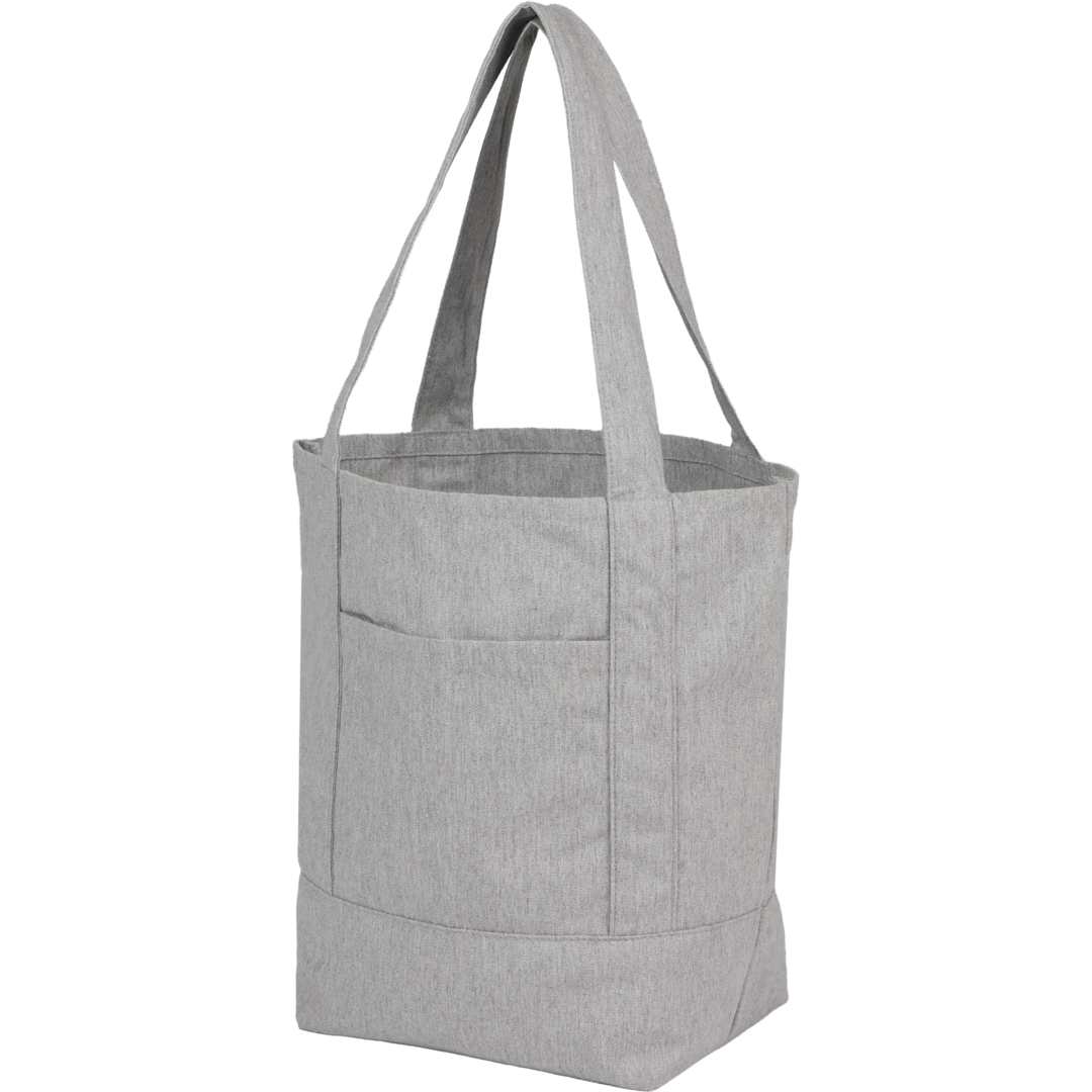 Mini 6oz Recycled Cotton Canvas Tote - SM-5471 Gray