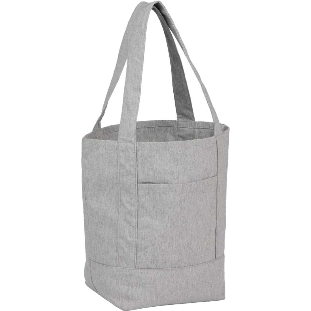 Mini 6oz Recycled Cotton Canvas Tote - SM-5471 Gray