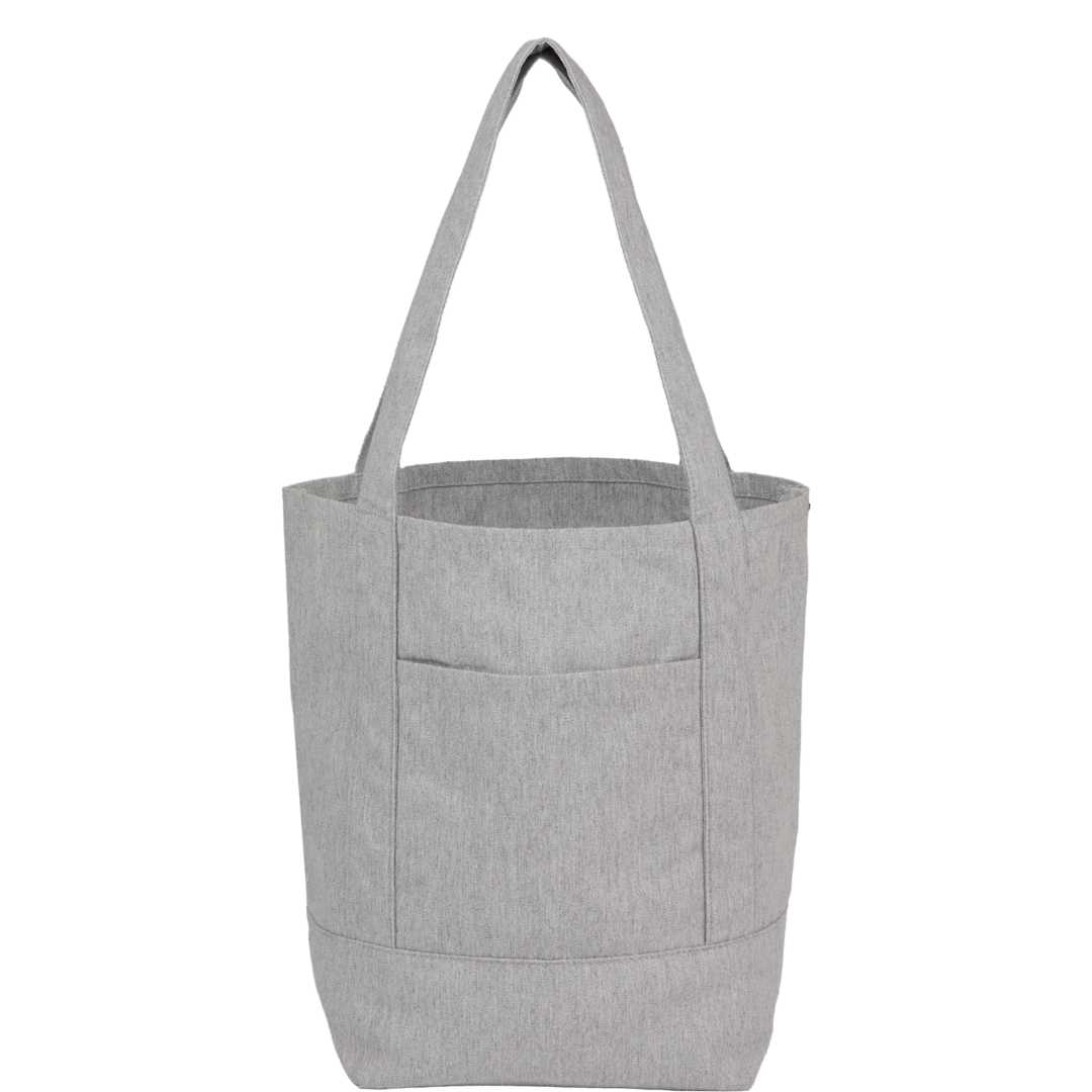 Mini 6oz Recycled Cotton Canvas Tote - SM-5471 Gray