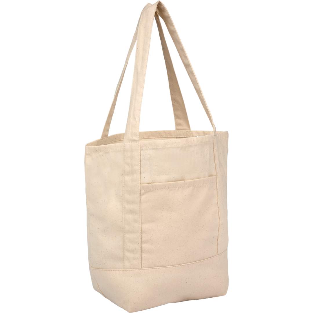 Mini 6oz Recycled Cotton Canvas Tote - SM-5471 Natural