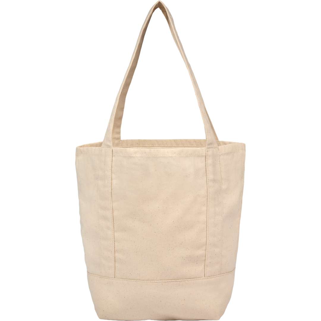 Mini 6oz Recycled Cotton Canvas Tote - SM-5471 Natural