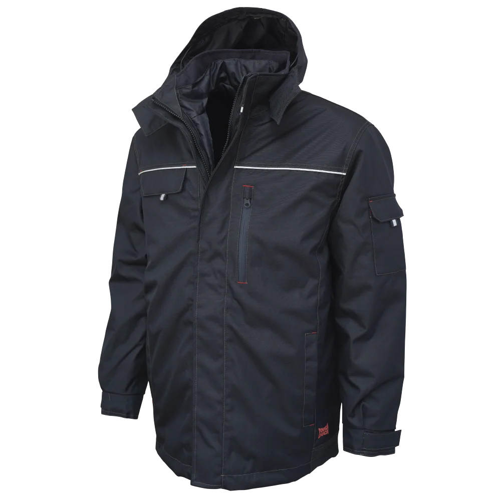  WJ14 - Parka « 3-En-1 » En Poly-Oxford