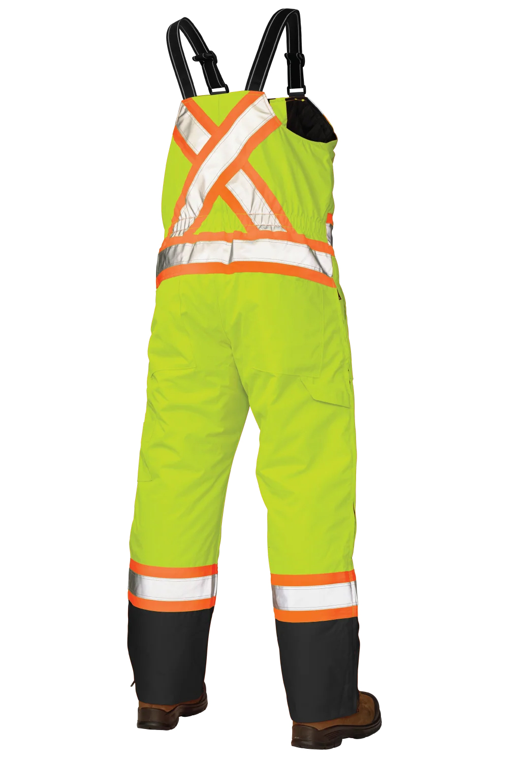 S798 - Salopette De Sécurité en Isolée Poly-Oxford Fluorescent Green