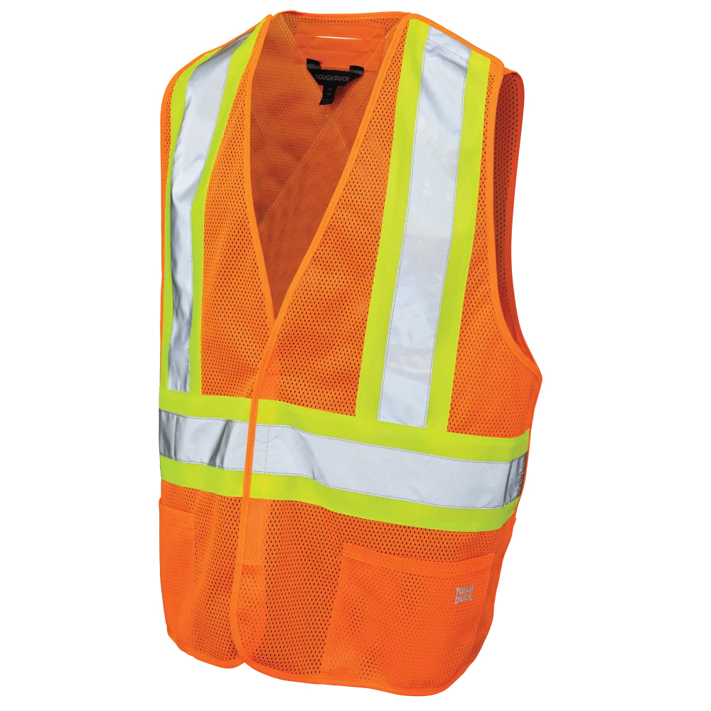  S9i0 - Gilet De Sécurité Détachable À 5 Points En Tissu Maille