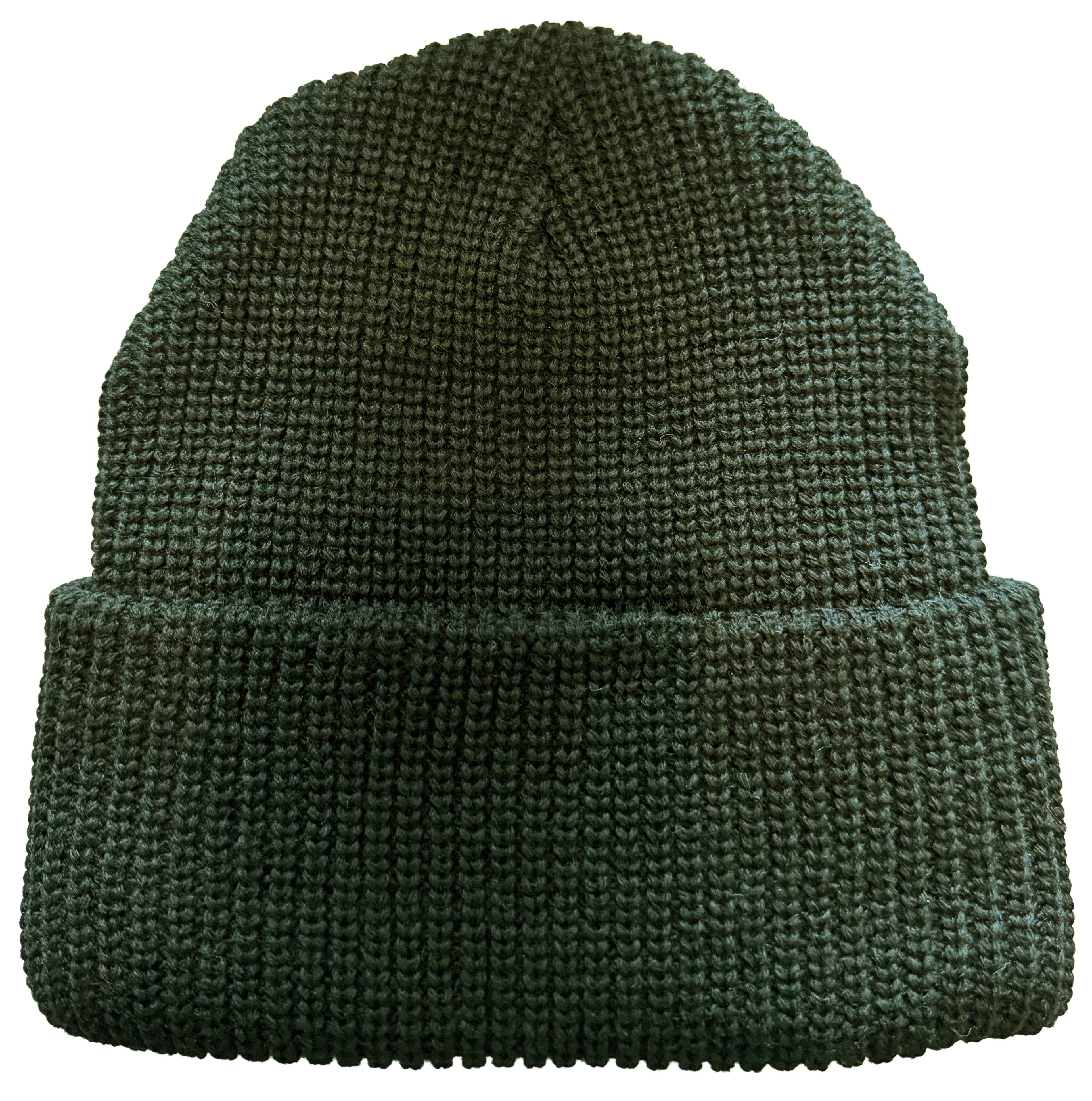 MBM-ik123-TUQUE ÉPAIS À REBORD, TRICOT SHAKER Olive