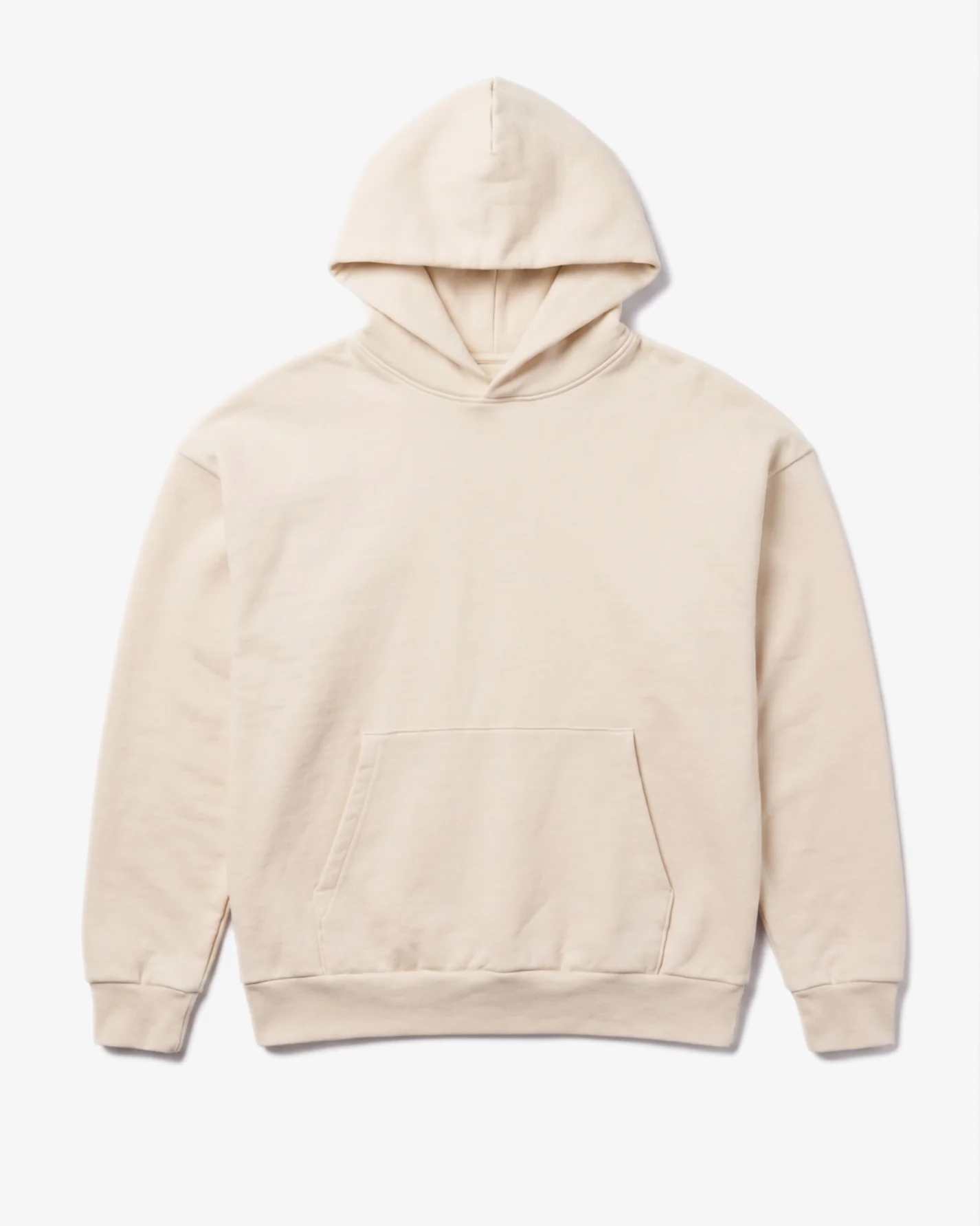 JST17 - Sweat à capuche oversize en coton bio Natural