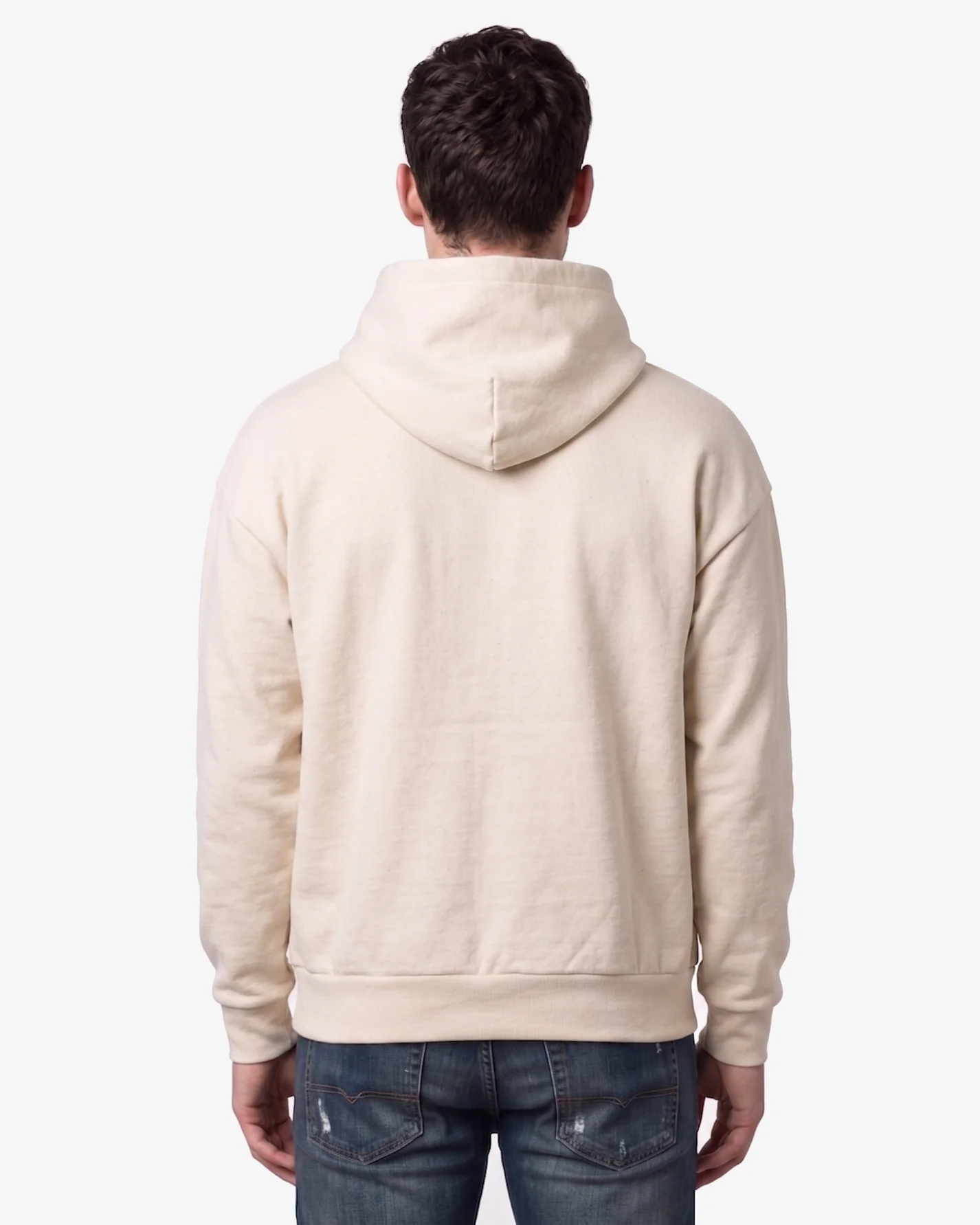 JST17 - Sweat à capuche oversize en coton bio Natural