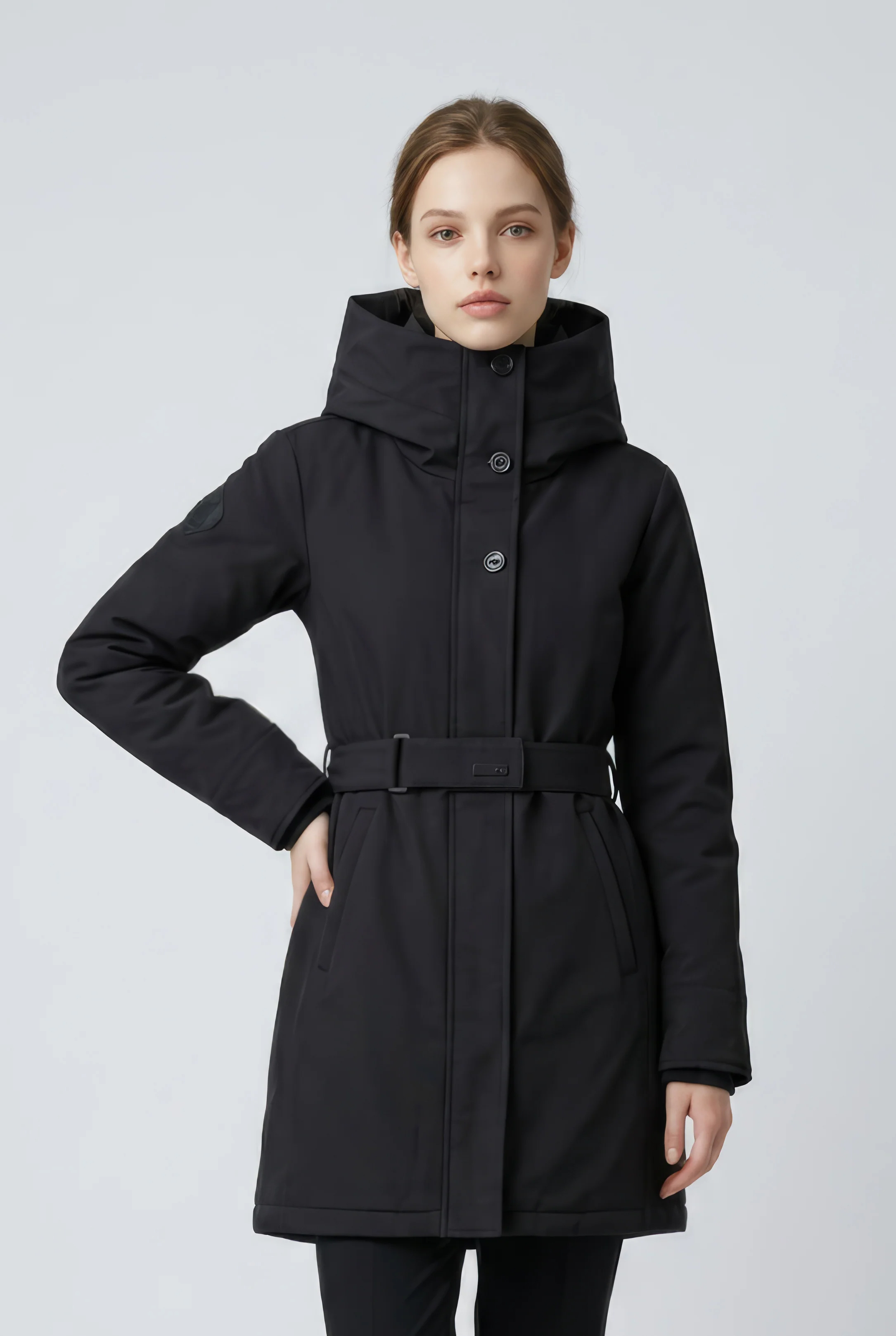 KLP003 - Shefford Parka Fabriqué au Canada #000000