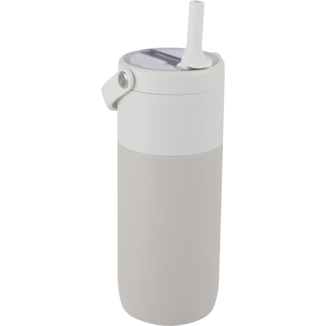 Roots ROOTS Ceramic Lined Travel Tumbler w/ Straw 20oz - 1602-46 White
