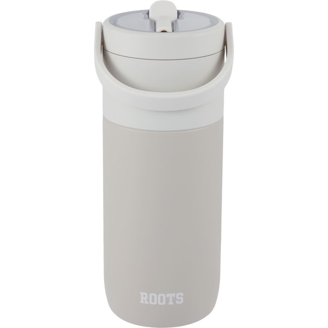 Roots ROOTS Ceramic Lined Travel Tumbler w/ Straw 20oz - 1602-46 White
