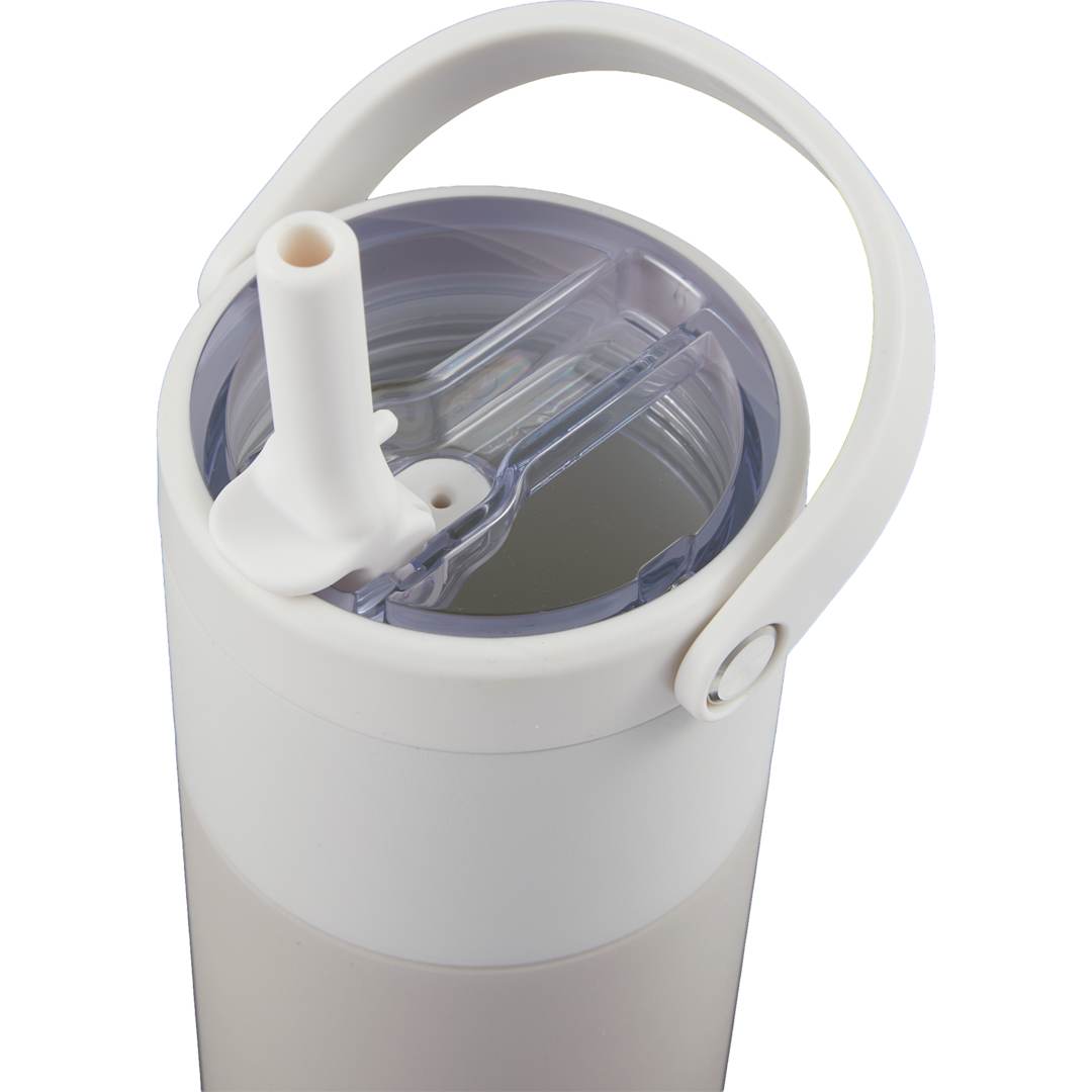 Roots ROOTS Ceramic Lined Travel Tumbler w/ Straw 20oz - 1602-46 White