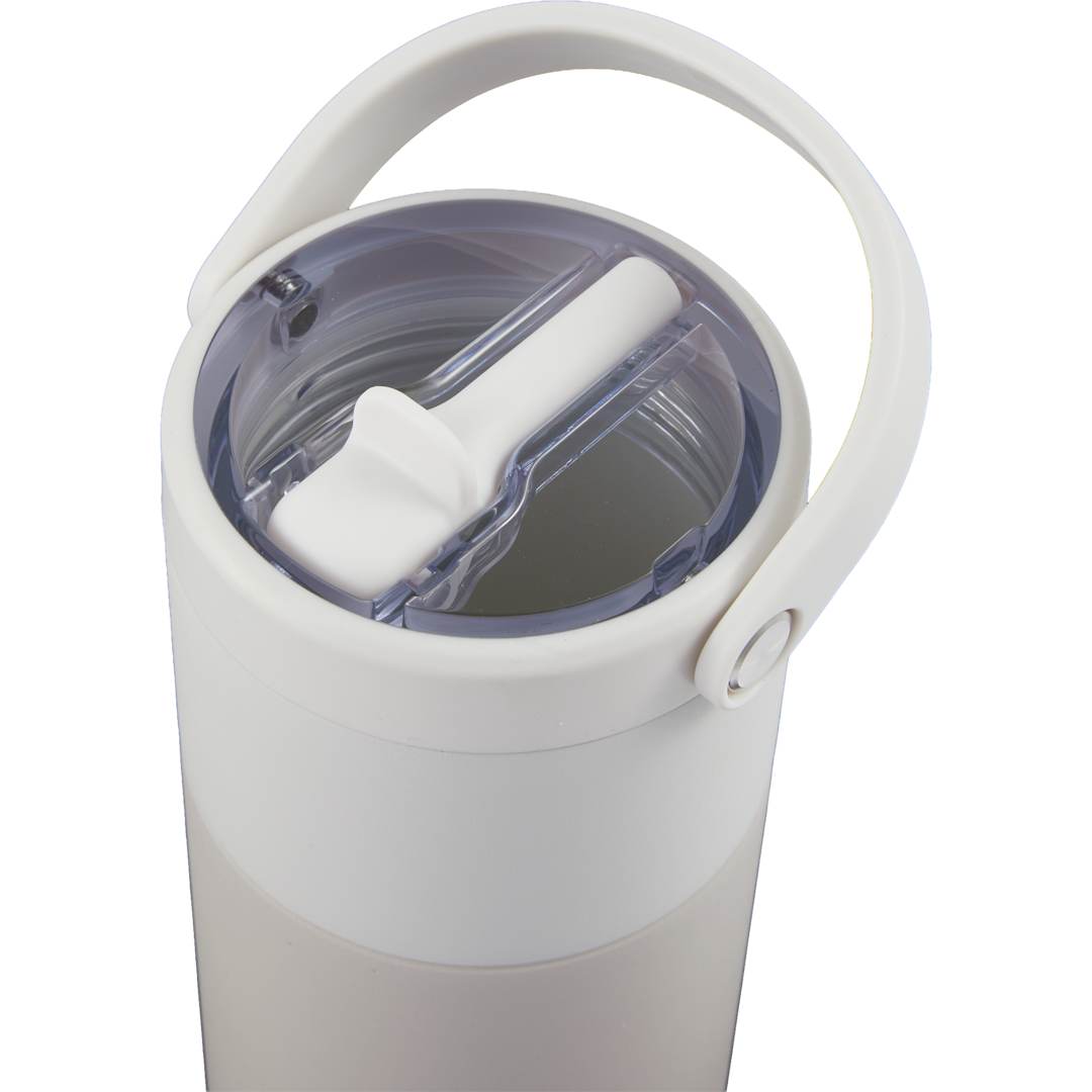 Roots ROOTS Ceramic Lined Travel Tumbler w/ Straw 20oz - 1602-46 White