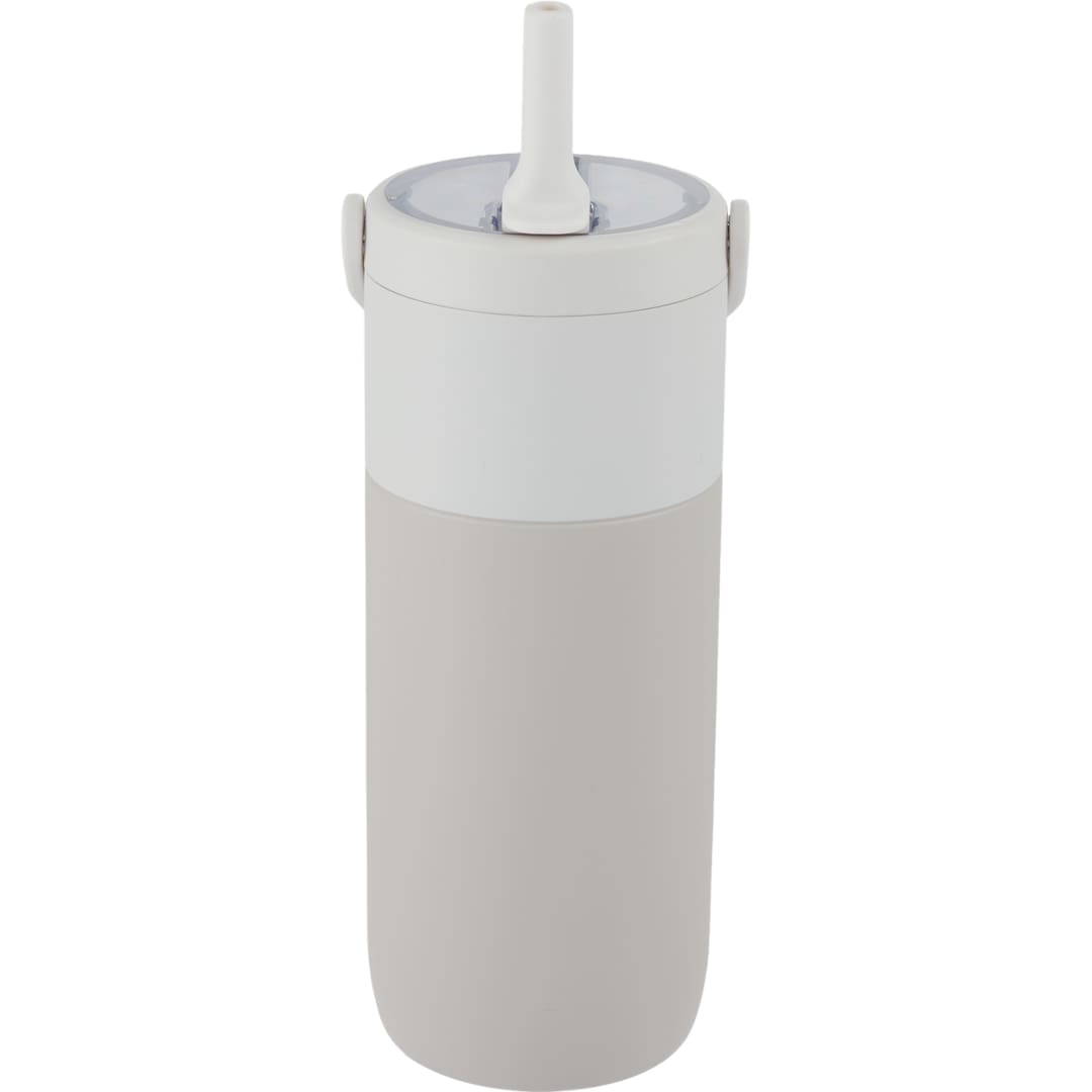 Roots ROOTS Ceramic Lined Travel Tumbler w/ Straw 20oz - 1602-46 White