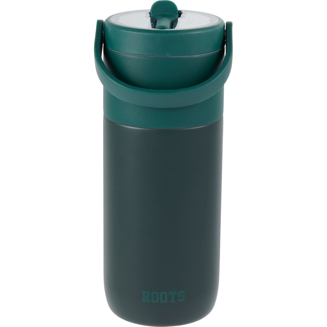 Roots ROOTS Ceramic Lined Travel Tumbler w/ Straw 20oz - 1602-46 Green