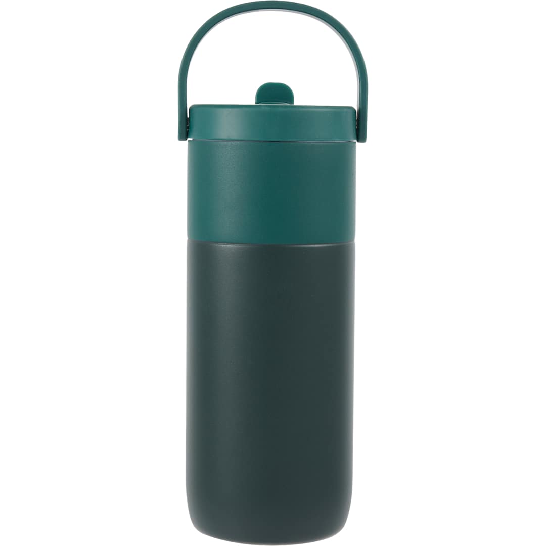 Roots ROOTS Ceramic Lined Travel Tumbler w/ Straw 20oz - 1602-46 Green