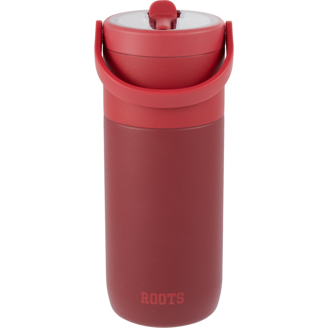 Roots ROOTS Ceramic Lined Travel Tumbler w/ Straw 20oz - 1602-46 Red