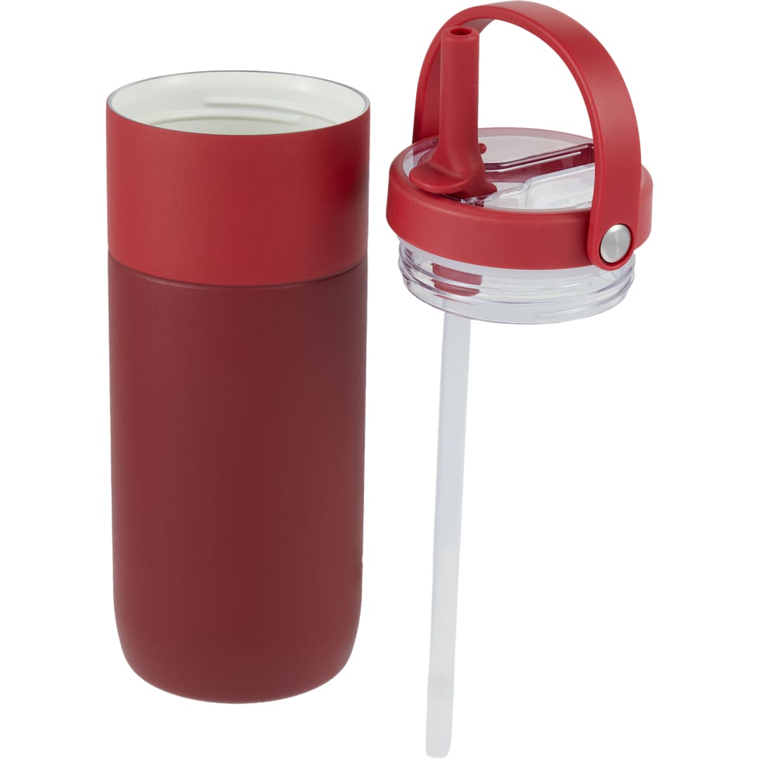 Roots ROOTS Ceramic Lined Travel Tumbler w/ Straw 20oz - 1602-46 Red