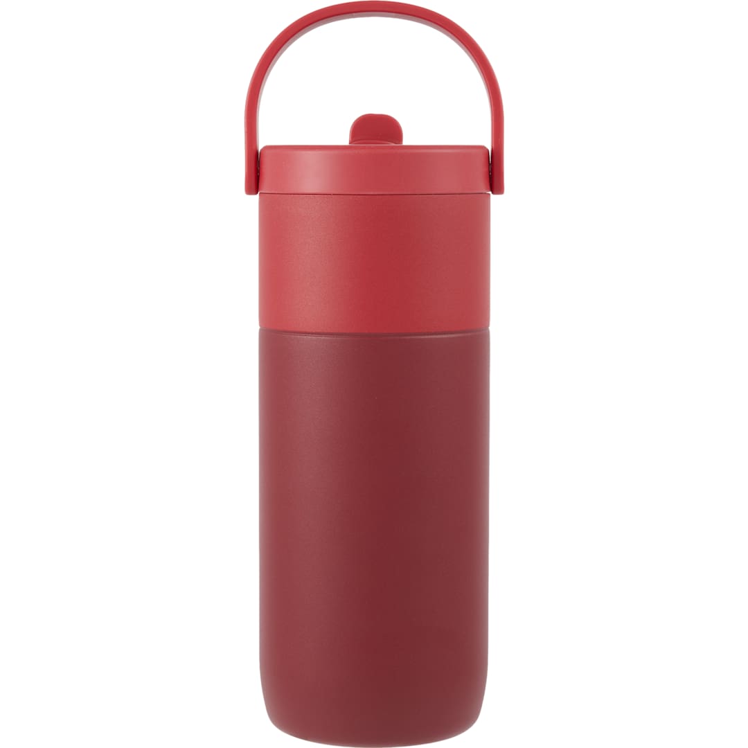 Roots ROOTS Ceramic Lined Travel Tumbler w/ Straw 20oz - 1602-46 Red