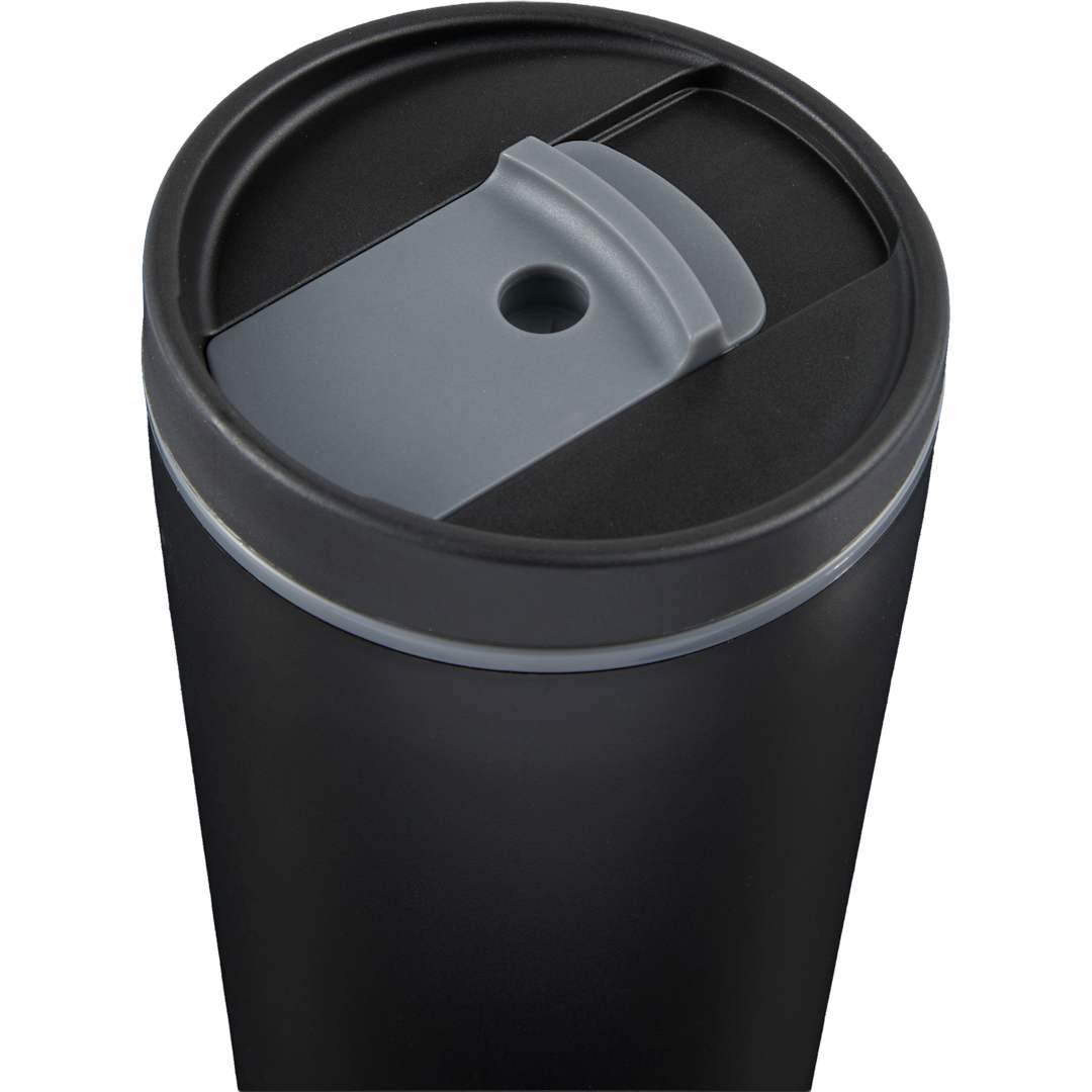 Santino Recycled Tumbler w/ Dual Function Lid 16oz - 1602-48 Black