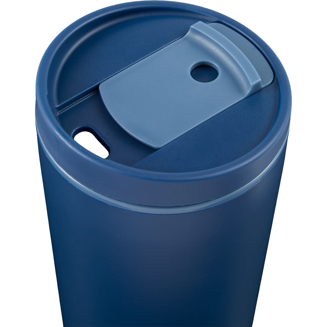 Santino Recycled Tumbler w/ Dual Function Lid 16oz - 1602-48 Blue