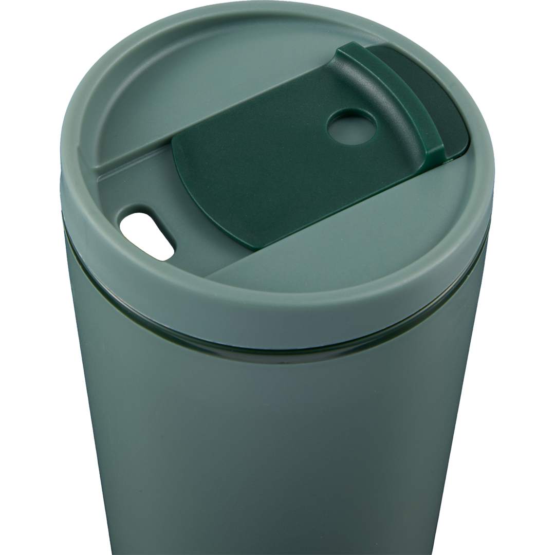 Santino Recycled Tumbler w/ Dual Function Lid 16oz - 1602-48 Green