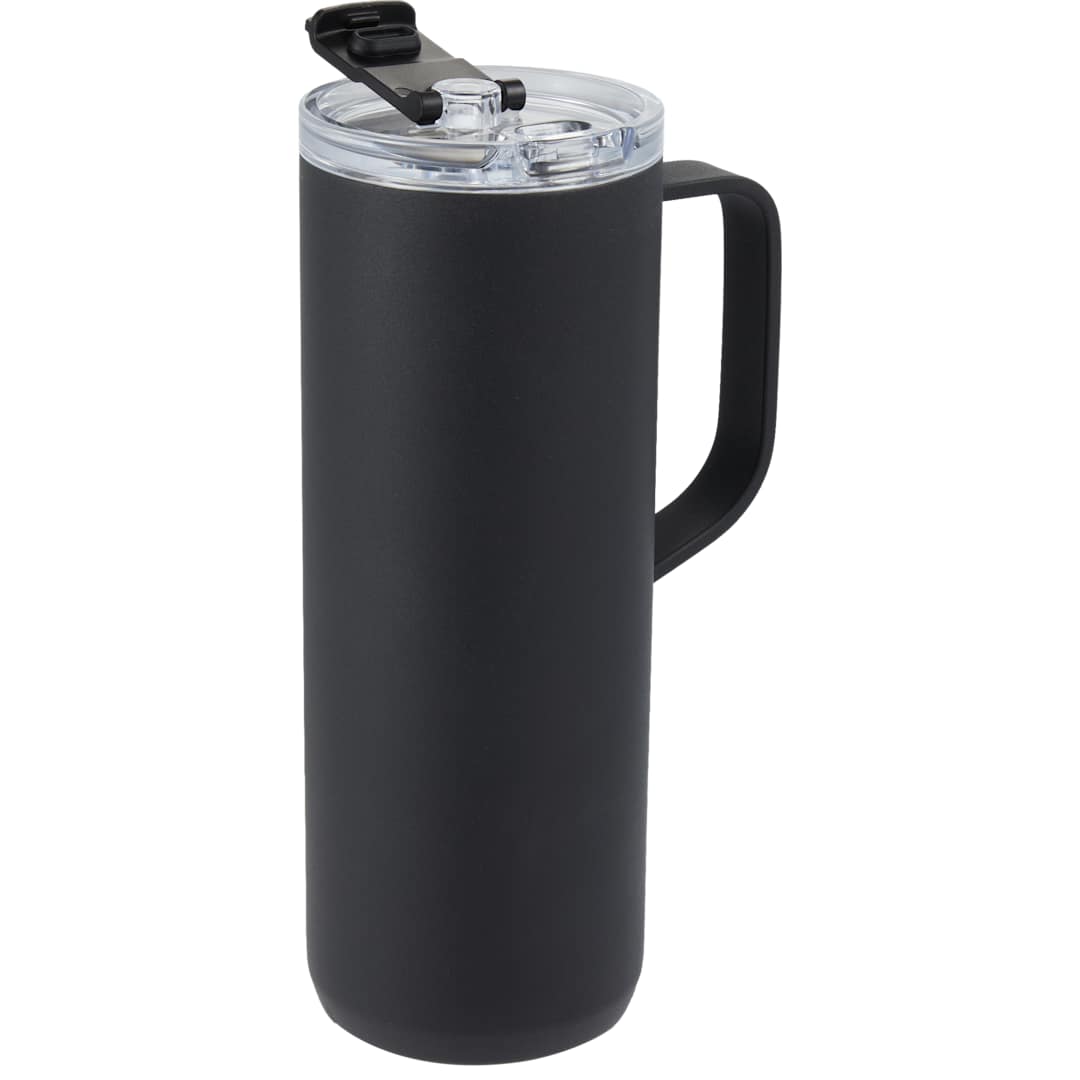 Whitney Recycled Tall Tumbler w/ Flip Lid 20oz - 1602-53 Black