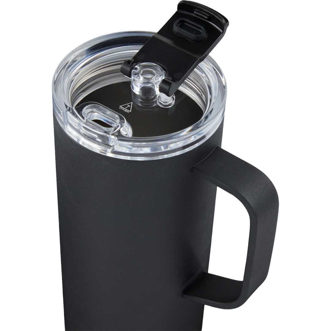 Whitney Recycled Tall Tumbler w/ Flip Lid 20oz - 1602-53 Black