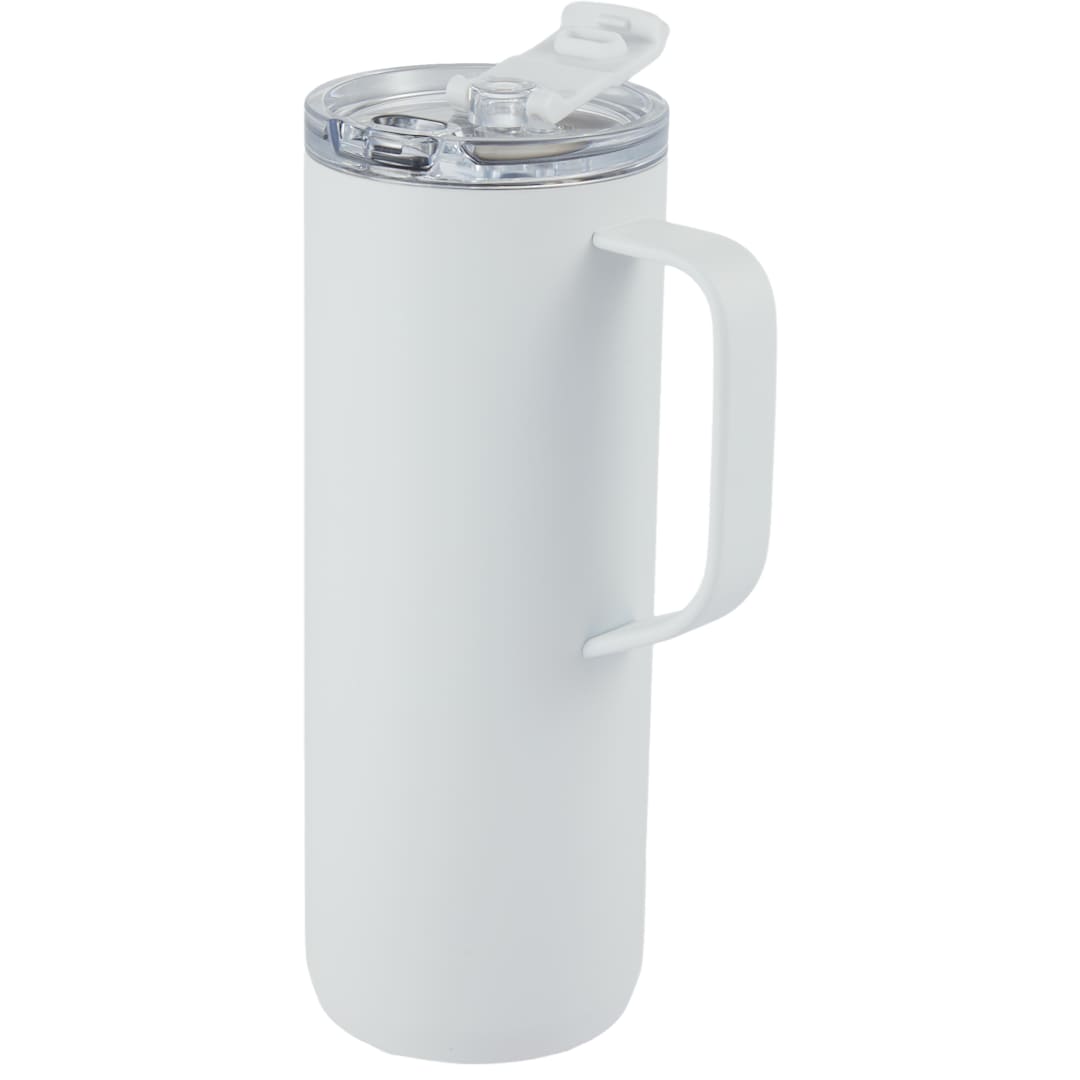 Whitney Recycled Tall Tumbler w/ Flip Lid 20oz - 1602-53 White