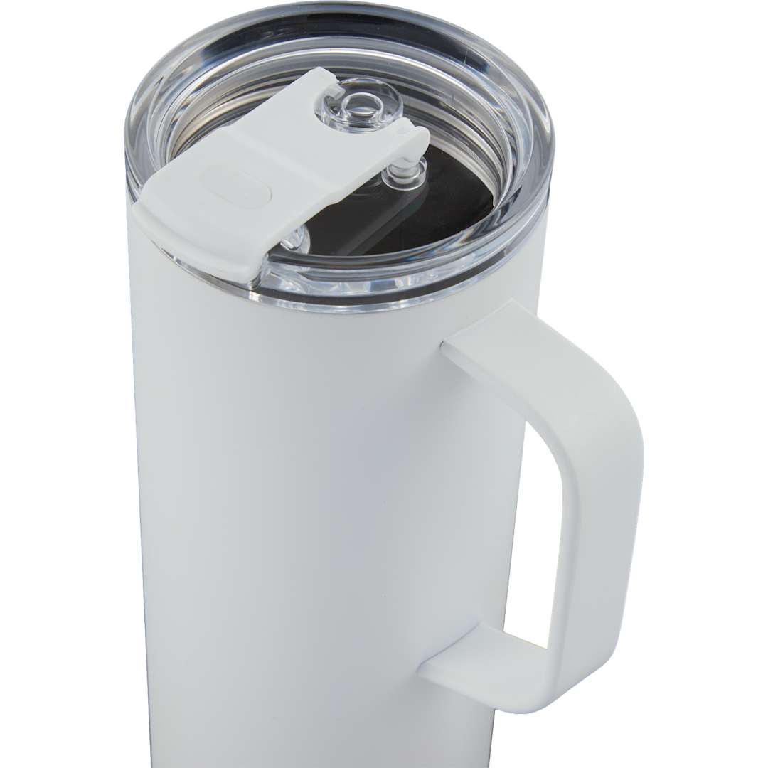 Whitney Recycled Tall Tumbler w/ Flip Lid 20oz - 1602-53 White