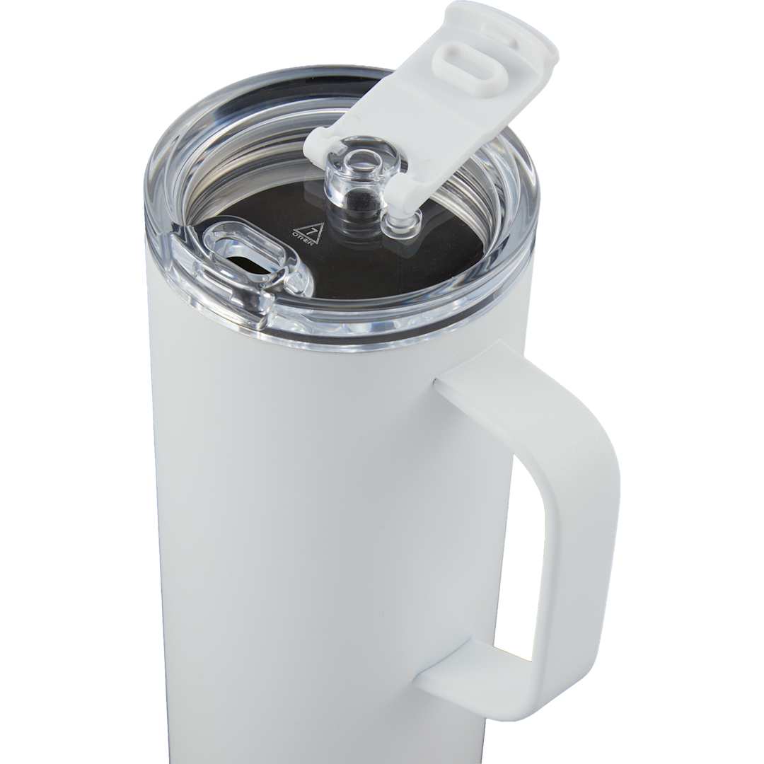 Whitney Recycled Tall Tumbler w/ Flip Lid 20oz - 1602-53 White