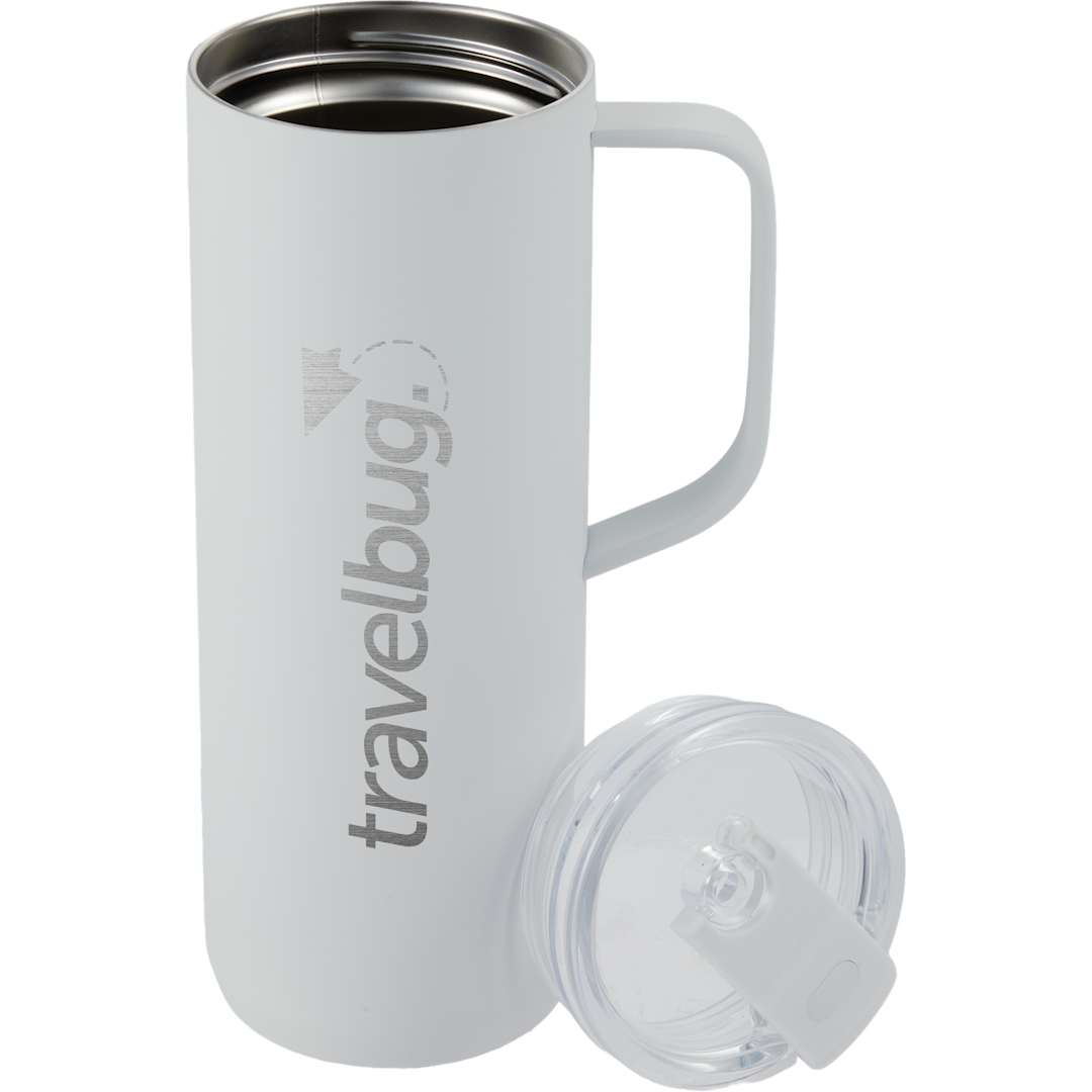 Whitney Recycled Tall Tumbler w/ Flip Lid 20oz - 1602-53 White