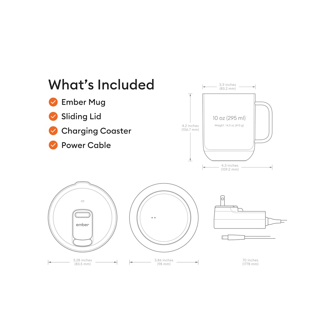 Ember Ember Mug 3 10oz - 1600-63 White