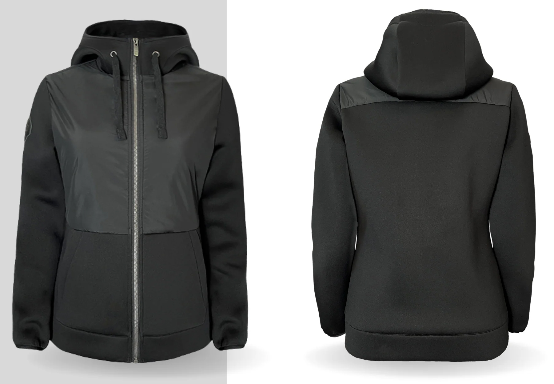 Pembroke Manteau scuba - Femme #000000