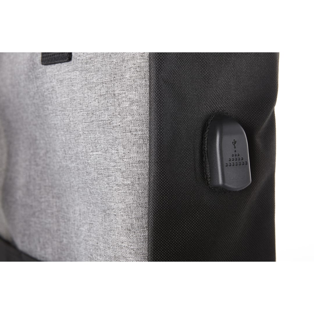Cameron Convention Tote w/ USB Port - 2150-31 Gray