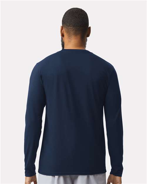 Gildan Unisex Performance® Long Sleeve T-Shirt - 42400 Navy