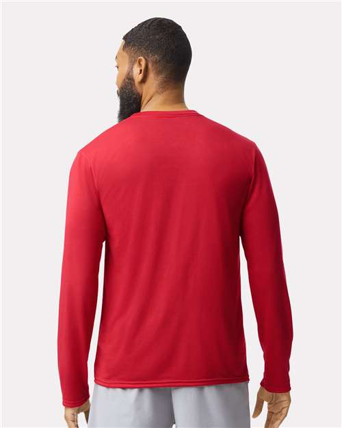 Gildan Unisex Performance® Long Sleeve T-Shirt - 42400 Red