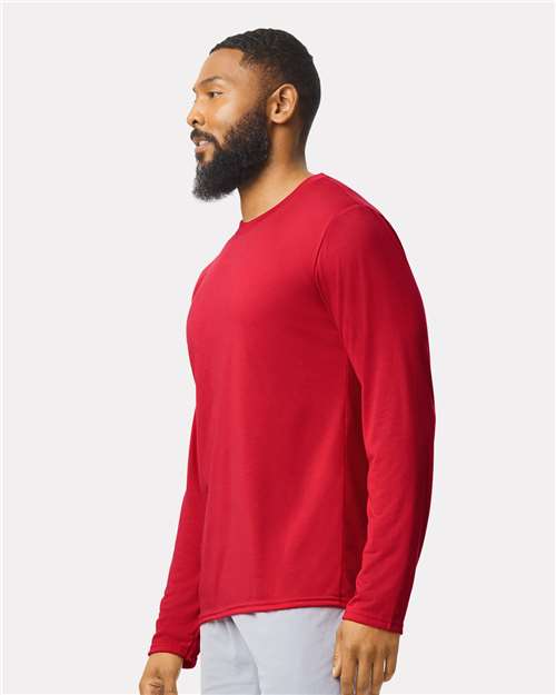 Gildan Unisex Performance® Long Sleeve T-Shirt - 42400 Red