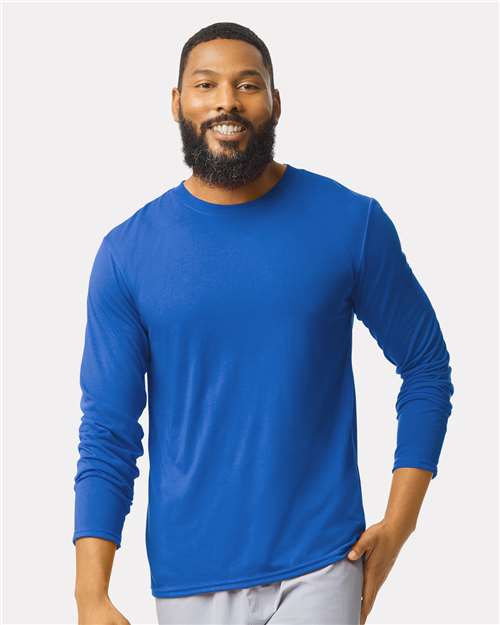 Gildan Unisex Performance® Long Sleeve T-Shirt - 42400 Royal
