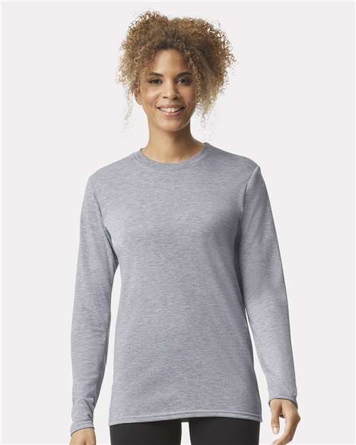 Gildan Unisex Performance® Long Sleeve T-Shirt - 42400 Sport Grey