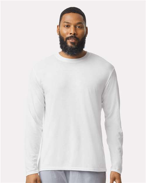 Gildan Unisex Performance® Long Sleeve T-Shirt - 42400 White