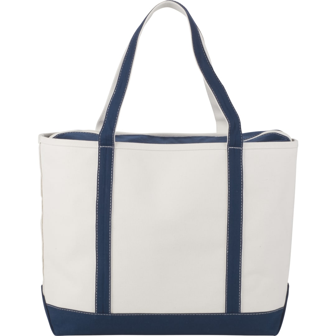Baltic 24oz Cotton Canvas Tall Zippered Tote - 2160-67 Blue