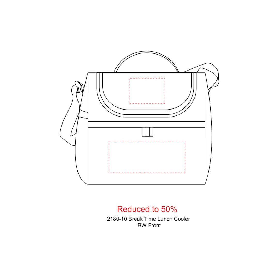 Break Time 9 Can Lunch Cooler - 2180-10 Blue