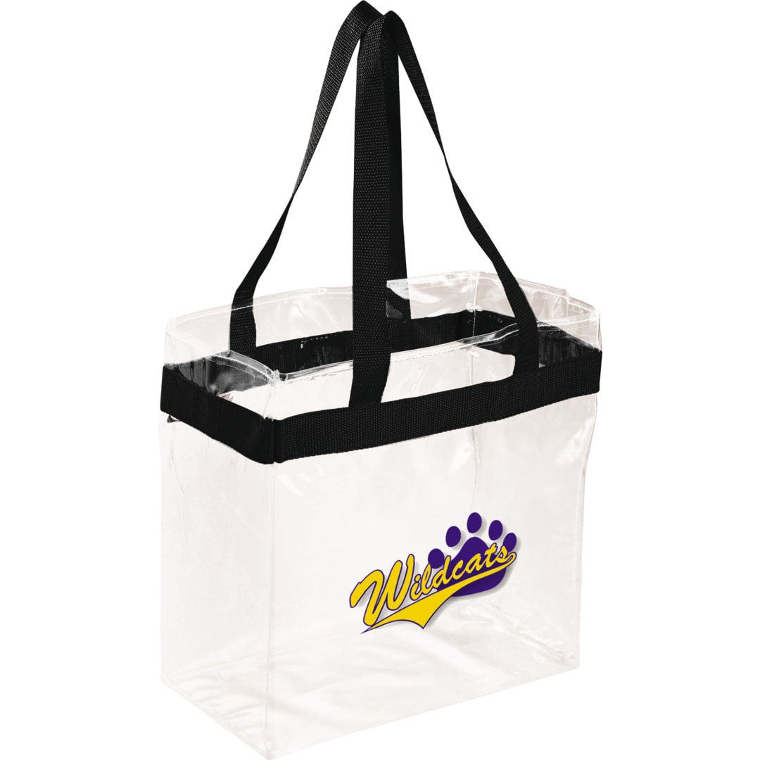 Game Day Clear Stadium Tote - 2301-36 Black