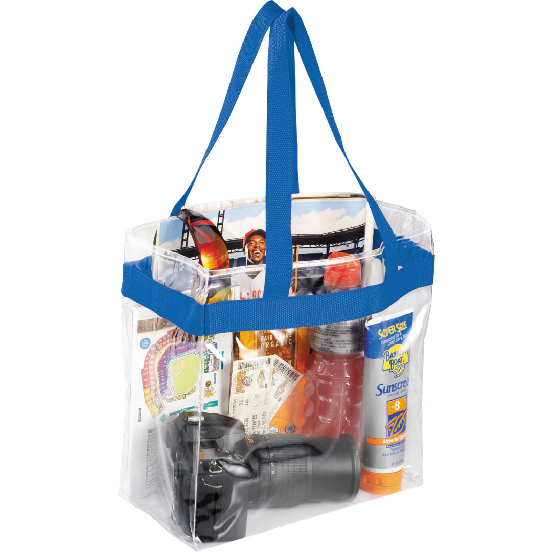 Game Day Clear Stadium Tote - 2301-36 Blue